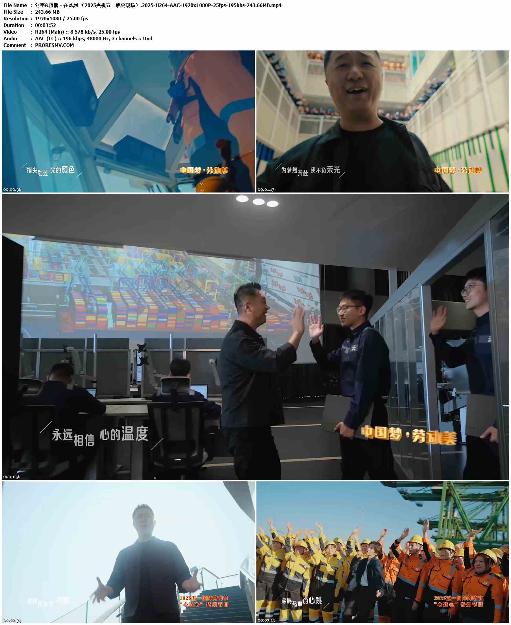 刘宇&师鹏 - 在此刻 （2025央视五一晚会现场）.2025-H264-AAC-1920x1080P-25fps-195kbs-243.66MB官方MV_高清MV